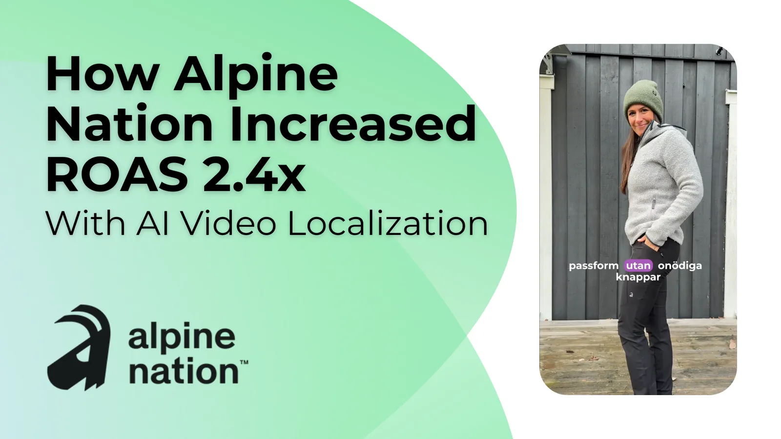 How Alpine Nation Increased ROAS 2.4x by Localizing Meta Ads with GeckoDub