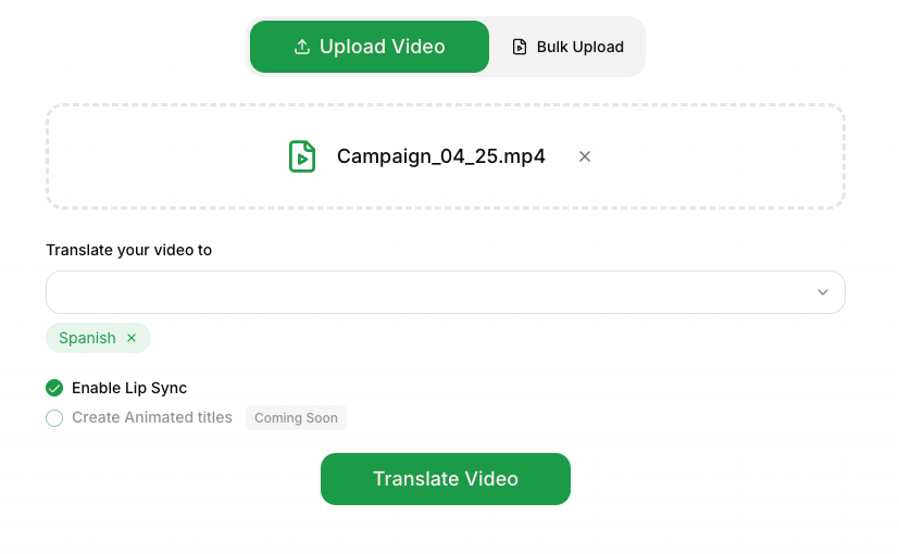 GeckoDub translation interface